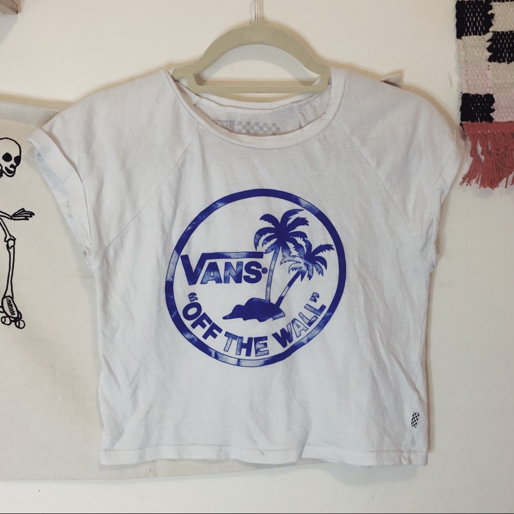 Vans Womens Cap Sleeve Duel Palm Tee